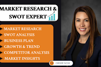 deliver swot analysis and business model analysis with market niche research