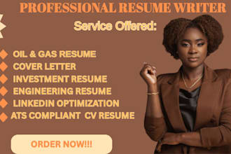write a professional sales, tech, IT resume, executive resume, cover letter, CV