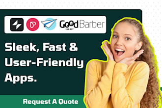develop web app using passion io goodbarber glide appsheet appmysite thunkable