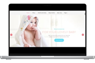 build baby shopify store baby clothing website kids clothing baby products store