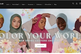 design modern abaya shopify store niqab website prayer matt store islamic store