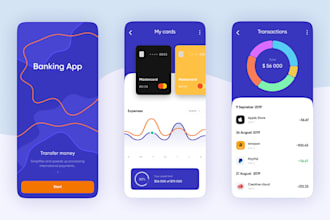develop fintech app banking app, finance app, mobile app, wallet app