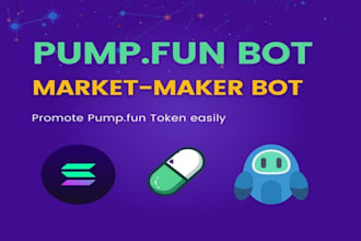 build solana volume bot, market maker bot on pumpfun, dexscreener, raydium