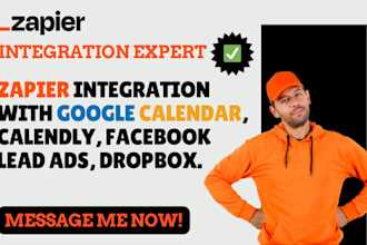 do zapier integration with google calendar, calendly, facebook lead ads, dropbox