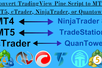 do convert tradingview pineescript for ctrader, mt4, ninjatrader, mt5, quantower