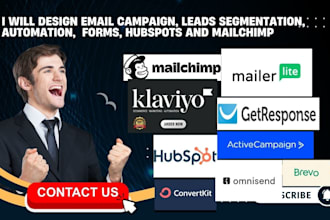 design email campaigns leads segmentation contact importation mailerlite klaviyo