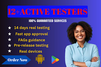 get 12 to 25 real users for your google play app testing