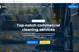 build dynamic cleaning service website booking koala website house cleaning site
