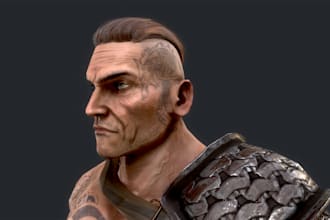 3d warrior model, fortnight model, knight amor, pbr texture, ue5 rig, animation