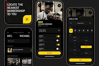 do salon app spa app uber clone, taxi booking app, food delivery app, finder app