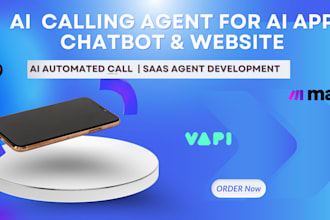 develop ai mobile app, saas web app with ai agent, chatbot using openai, llama