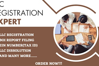 do US company registration, llc registration boi report, ein number dissolve llc