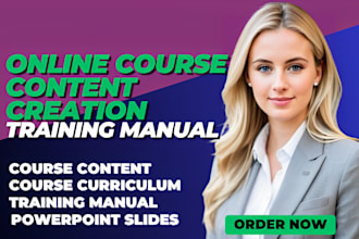 create masterclass training manual course curriculum course content any subject