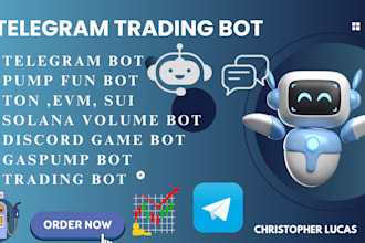 telegram trading bot solona volume bot  pump fun bot holder sui evm gspump ton