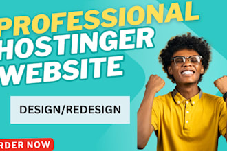hostinger website design,wordpress hostinger website