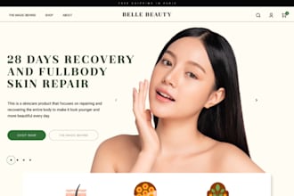 squarespace skincare website cosmetic website beauty spa yoga website redesign