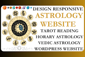 design astrology website tarot reading horary astrology vedic astrology website