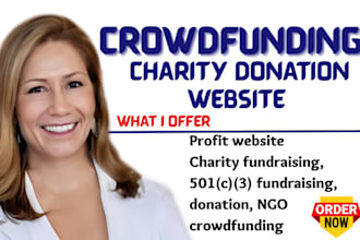 do profit website charity  501c3 fundraising donation ngo crowdfunding