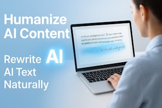 humanize ai content rewrite ai generated text with natural tone