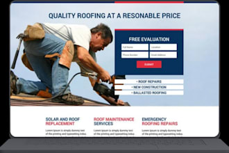 build modern wordpress roofing website wordpress solar website wix hvac website