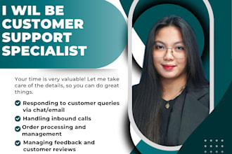 be your customer support specialist