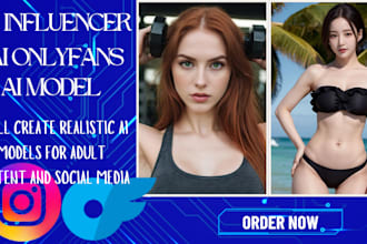 create a realistic ai influencer, ai onlyfans model, ai instagram avatar