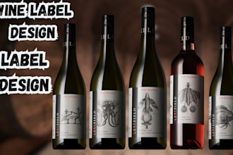 do wine label, bottle label, supplement label, product logo, brand identity, cbd