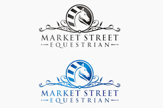 design market street equestrian logo
