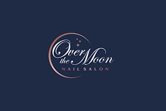 design luxury nail salon logo