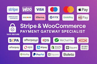 integrate payment gateway stripe sepa applepay googlepay square wise paypal gpay
