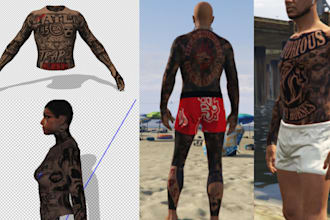 do fivem clothing, fivem mlo fivem server promotion fivem ped tattoos
