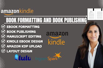 format, edit and publish book, ebook on amazon kdp, kindle ebook, kdp upload