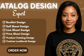 design product catalog, lookbook, brochure, catalogue, sell sheet, one sheet