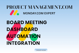setup workflow, integrate and automate your  monday com with free consul