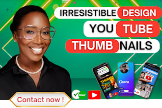 design irresistible clickbait youtube thumbnail,