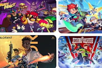 do steam capsule, game banner, game art, game ui, game poster for game marketing
