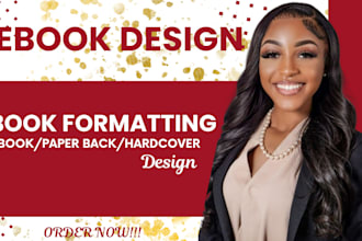 do book cover design, book layout, and ebook design