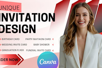 design custom wedding, baby shower, and party invitations for your event