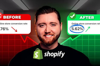 increase your conversion rate of shopify store shopify cro audit shopify store