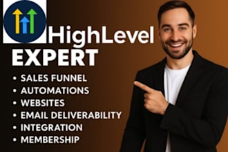 gohighlevel websites gohighlevel funnel and landing page