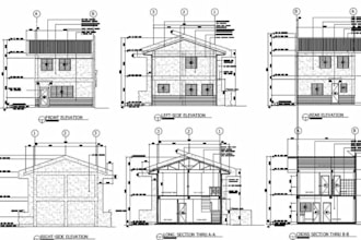 do architectural drawings, deck work mep house plan and adu for city permit