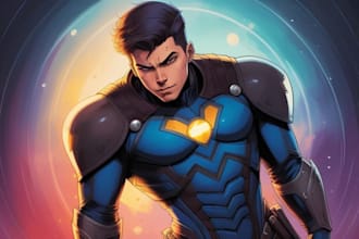 draw your comic book character design and concept art