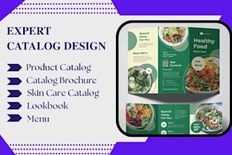 design your product catalog catalogue skincare medical brochure, menu, lookbook