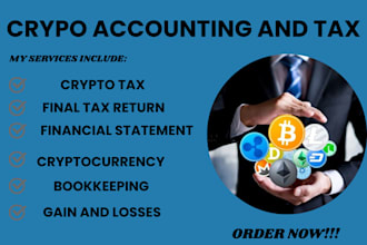 do crypto tax, crypto accounting, prepare form 1140, 1120 and tax report