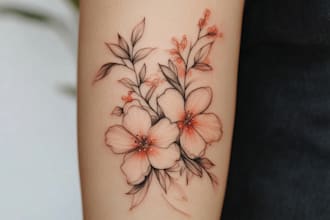 illustration in traditional tattoo or vintage