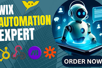 automate wix website via makecom hubspot wix zoom jotform integromat webhook n8n