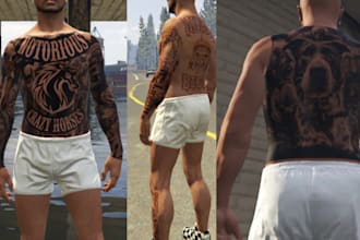 custom tattoo for gta fivem