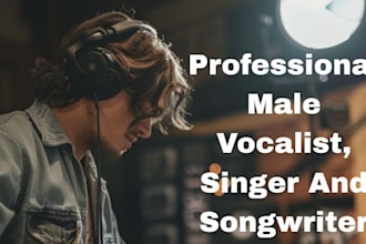 be your male vocalist lyrics ghost singer for chillout, country, indie pop songs