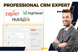 setup zapier zap facebook ads meta leads form integration to gohighlevel hubspot