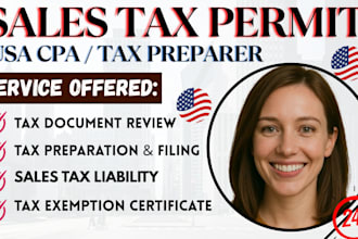 do US CPA sales tax certificate registration seller permit sales tax exemption
